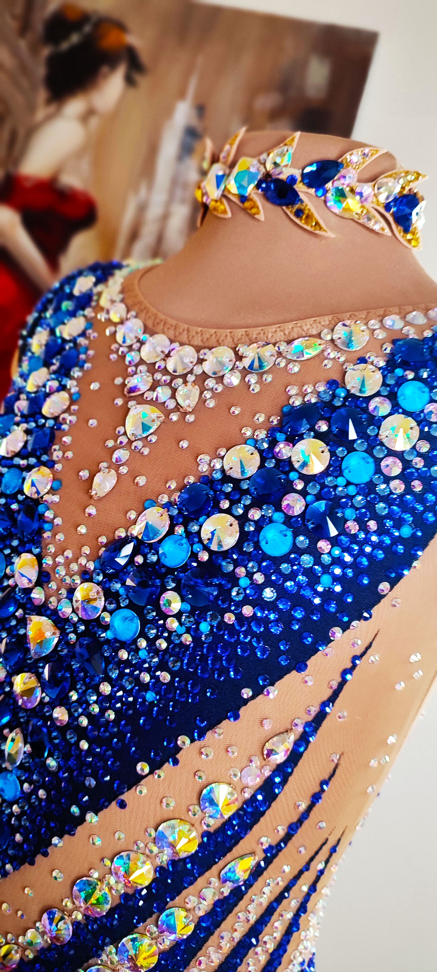 In stock! For height 145-154cm "Blue Diamond"
