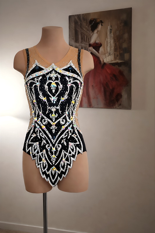 Rhythmic Gymnastics Leotard – Black Diamond | Collection 2025/2026