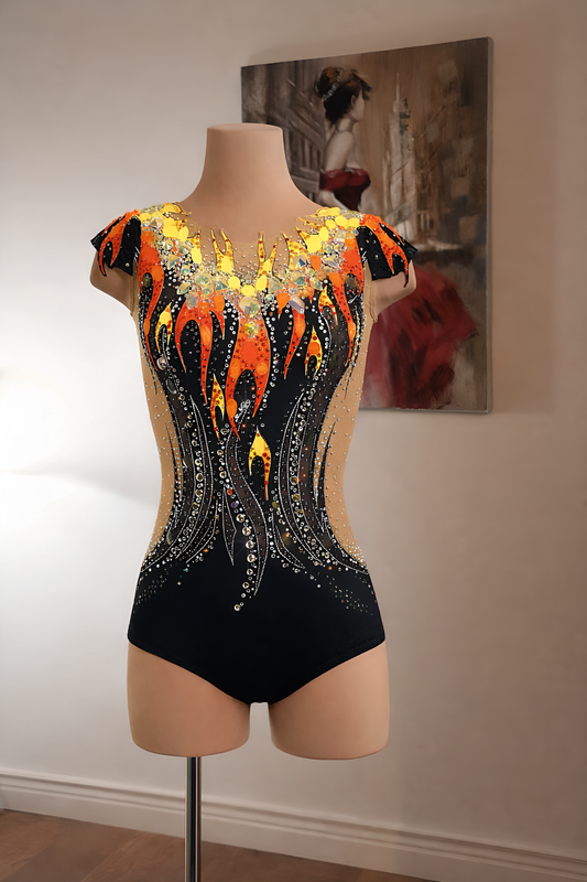 Rhythmic Gymnastics Leotard – Flame | Collection 2025/2026