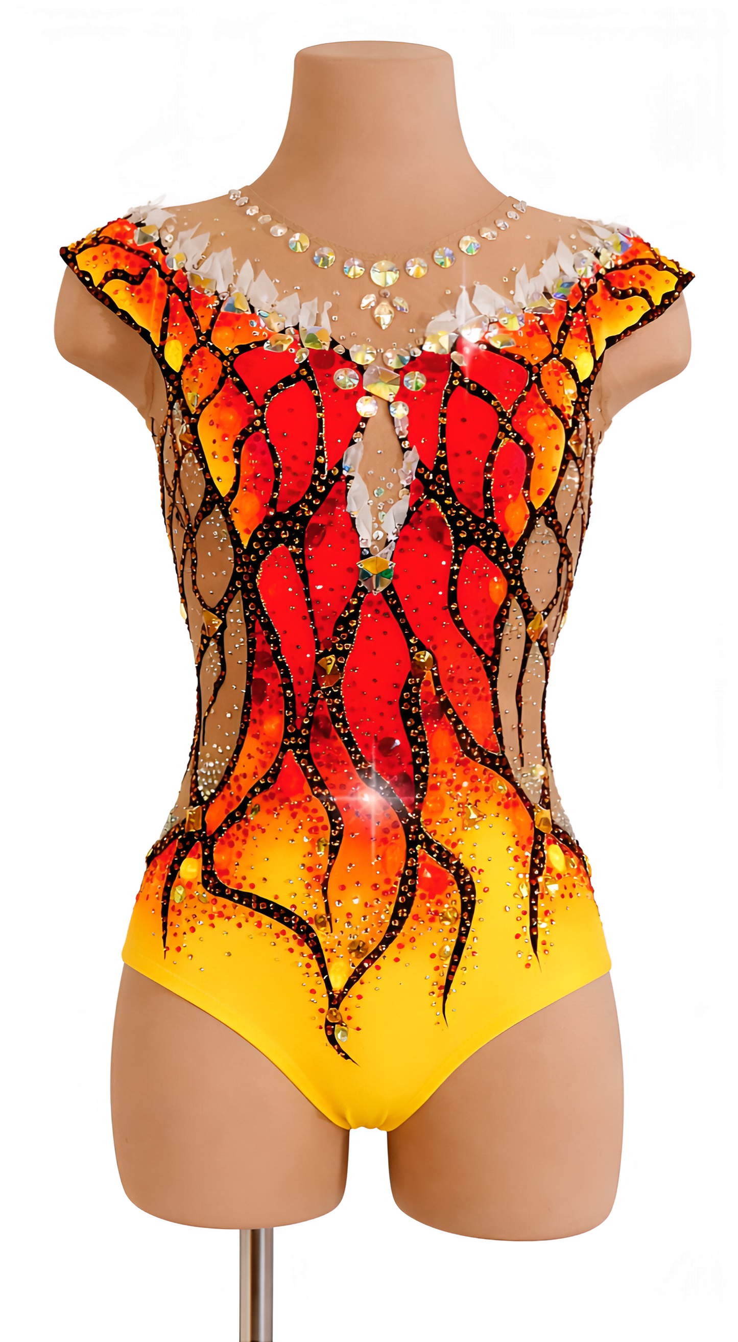 Rhythmic Gymnastics Leotard – Fire butterfly | Collection 2025/2026