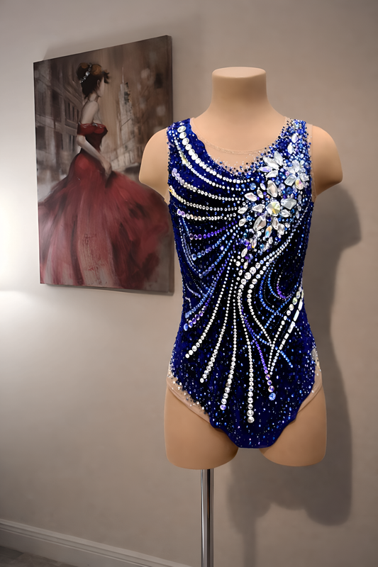 Rhythmic Gymnastics Leotard – Diamond Wave | Collection 2025/2026