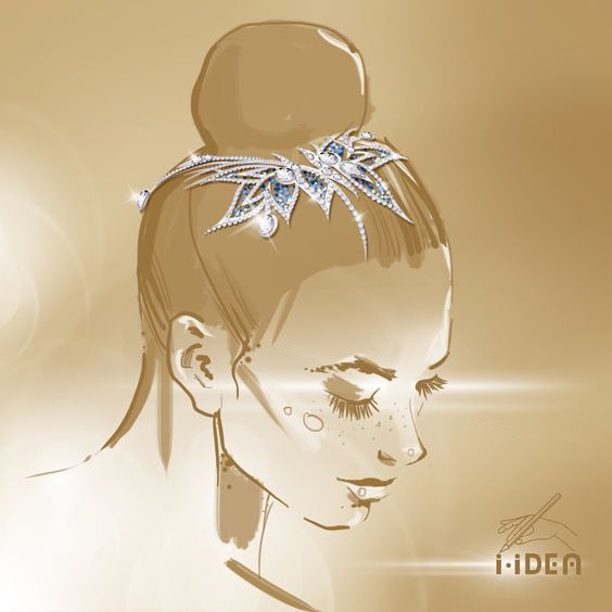 Gold/ hair decoration