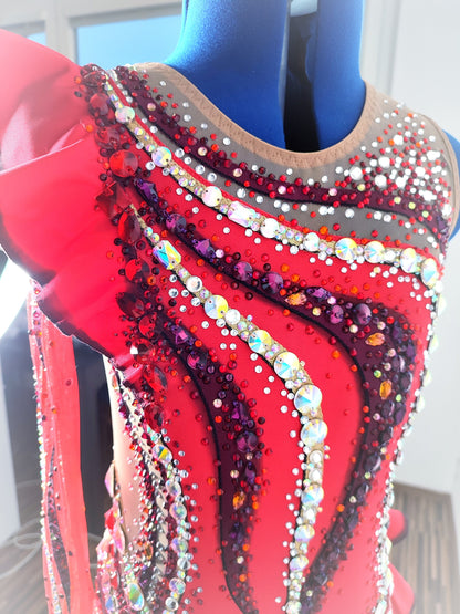 Modèle "Rouge élégant"